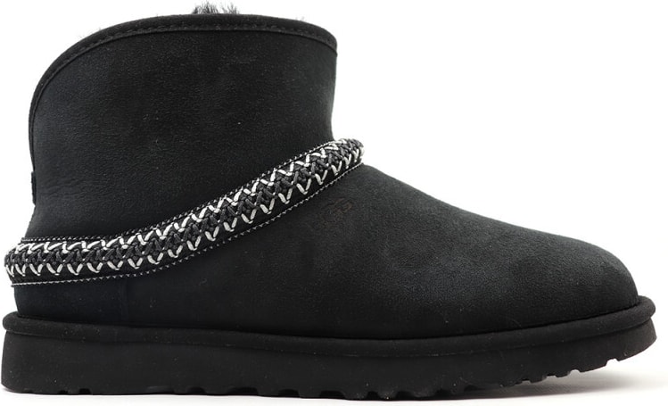 UGG Classic Mini Cresent Black