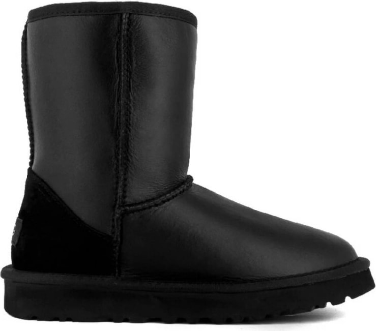UGG Mens Classic Short Metallic Black