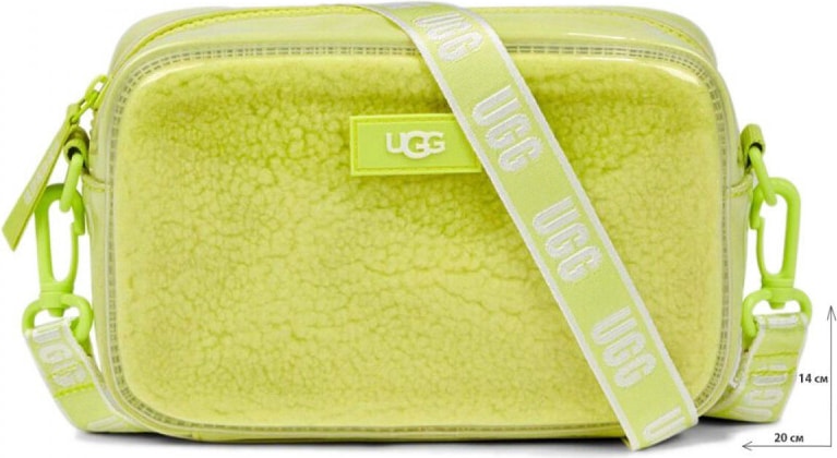 Сумочка Janey II Clear Natural Sulfur