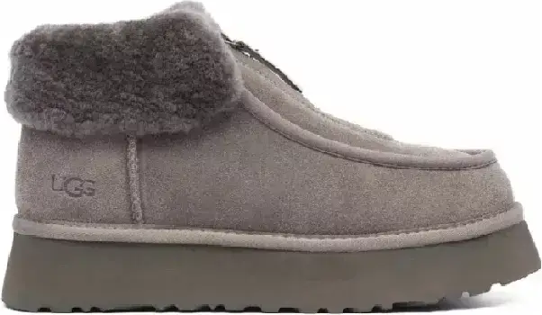 Ugg Funkette Platform Boots - Smoke
