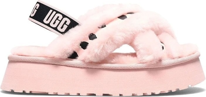 Тапочки Ugg Disco Color Pink Scallop