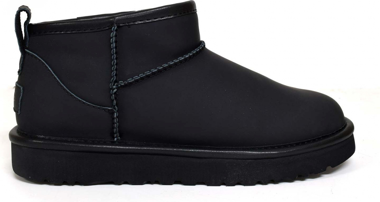 Угги Ugg Men's Classic Ultra Mini Black Leathner