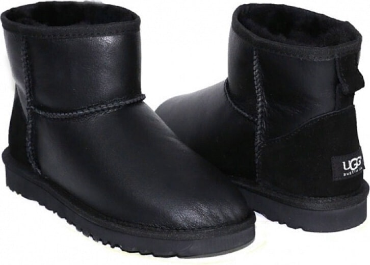 Угги Men's Mini Metallic Black