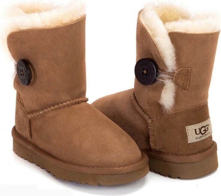Угги Kids Bailey Button Chestnut